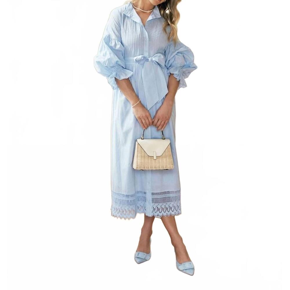 NEW SHERIDAN FRENCH every body dress in blue